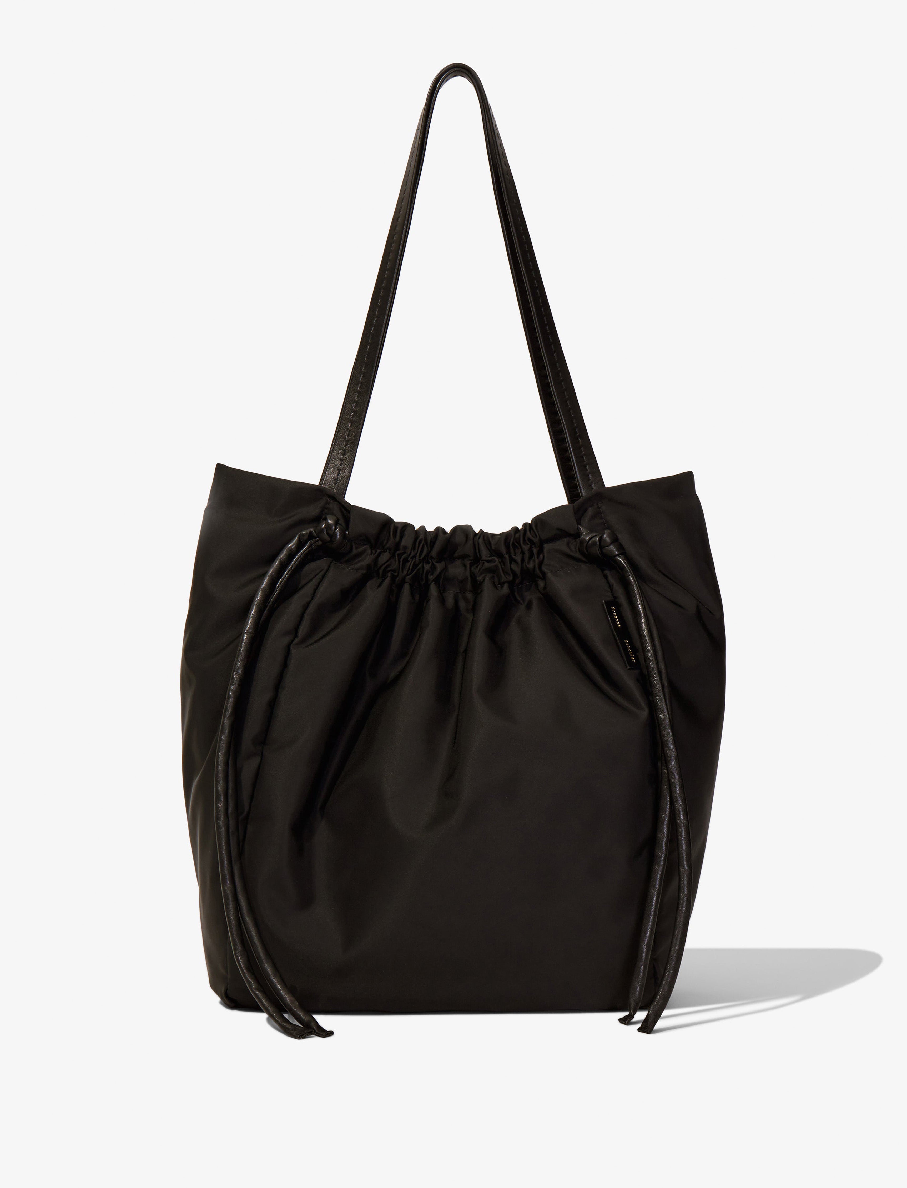 Proenza Schouler Drawstring Tote in Nylon Black Proenza Schouler Official Site