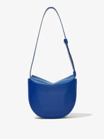 Back image of Medium Baxter Leather Bag in COBALT