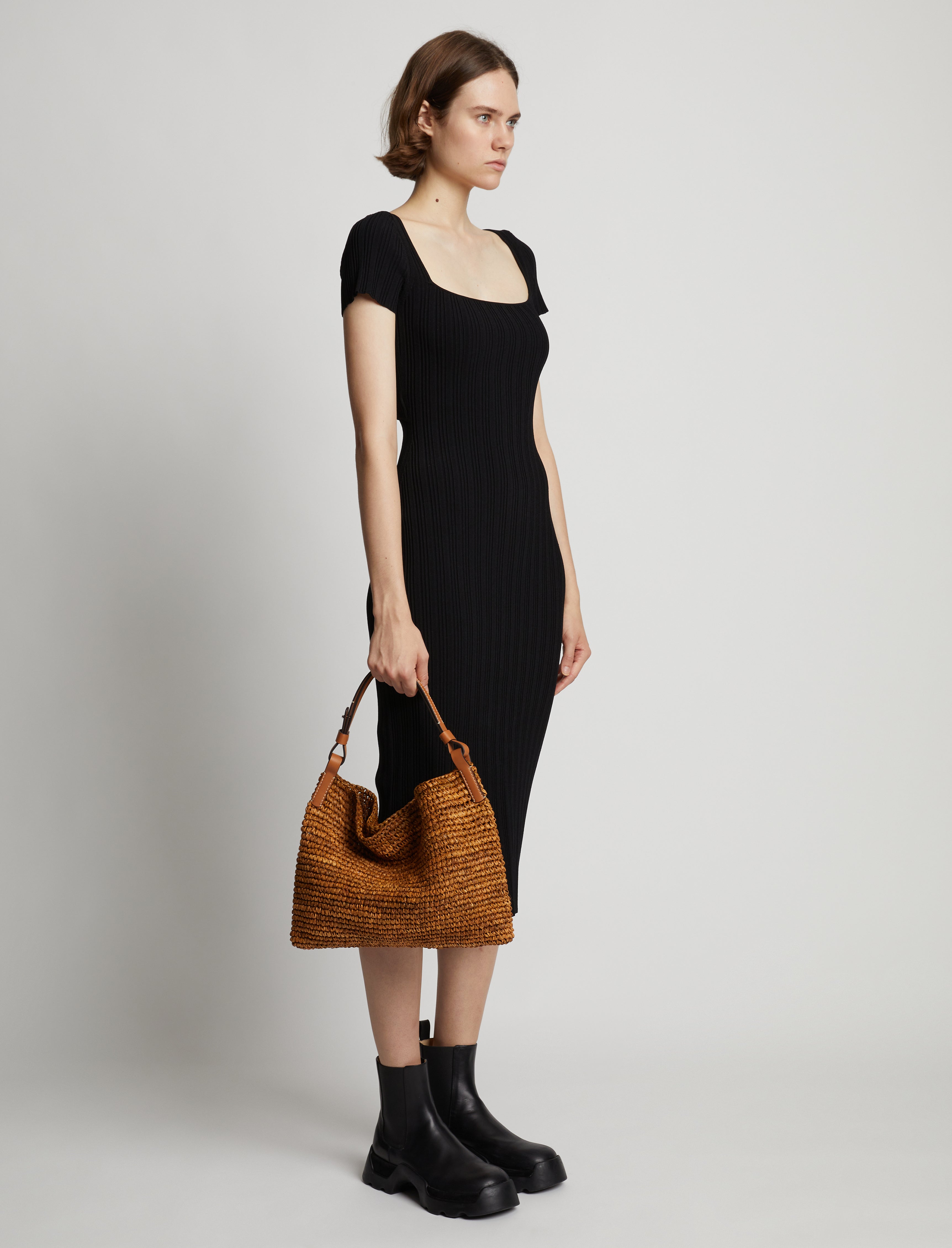 Minetta Bag in Raffia Proenza Schouler