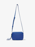 Front image of Watts Leather Camera Bag in cobalt