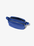 Interior image of Watts Leather Camera Bag in cobalt