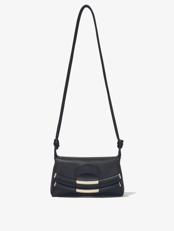 Front image of Small Bar Bag in BLACK