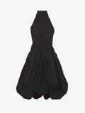 Flat image of Technical Nylon Dress in black