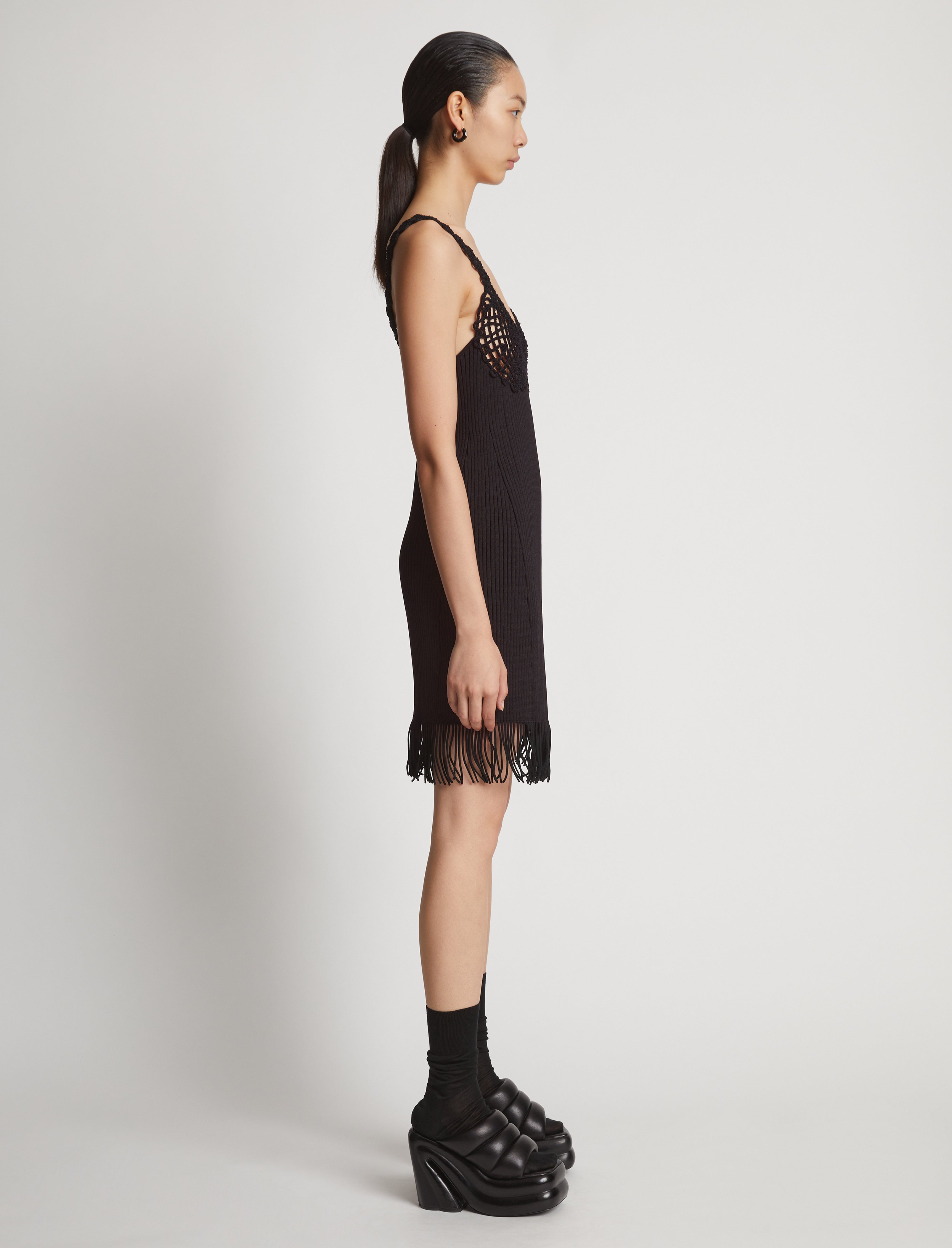 Embroidered Viscose Knit Dress – Proenza Schouler