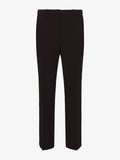 Flat image of Viscose Suiting Straight Pants in black