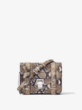 Front image of Printed Snake PS1 Mini Crossbody Bag in NATURAL MULTI