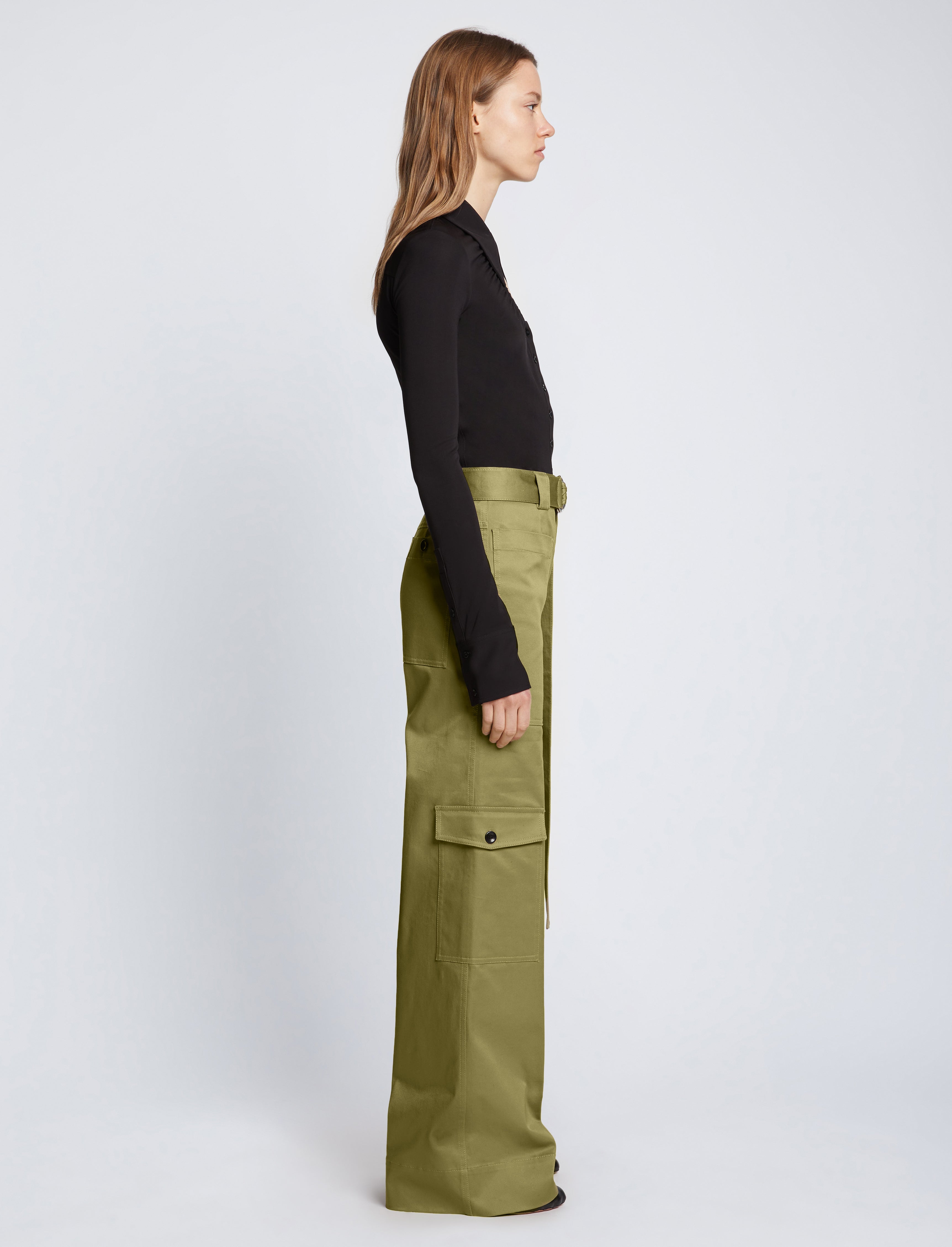 Proenza Schouler mid-rise tailored trousers - Yellow