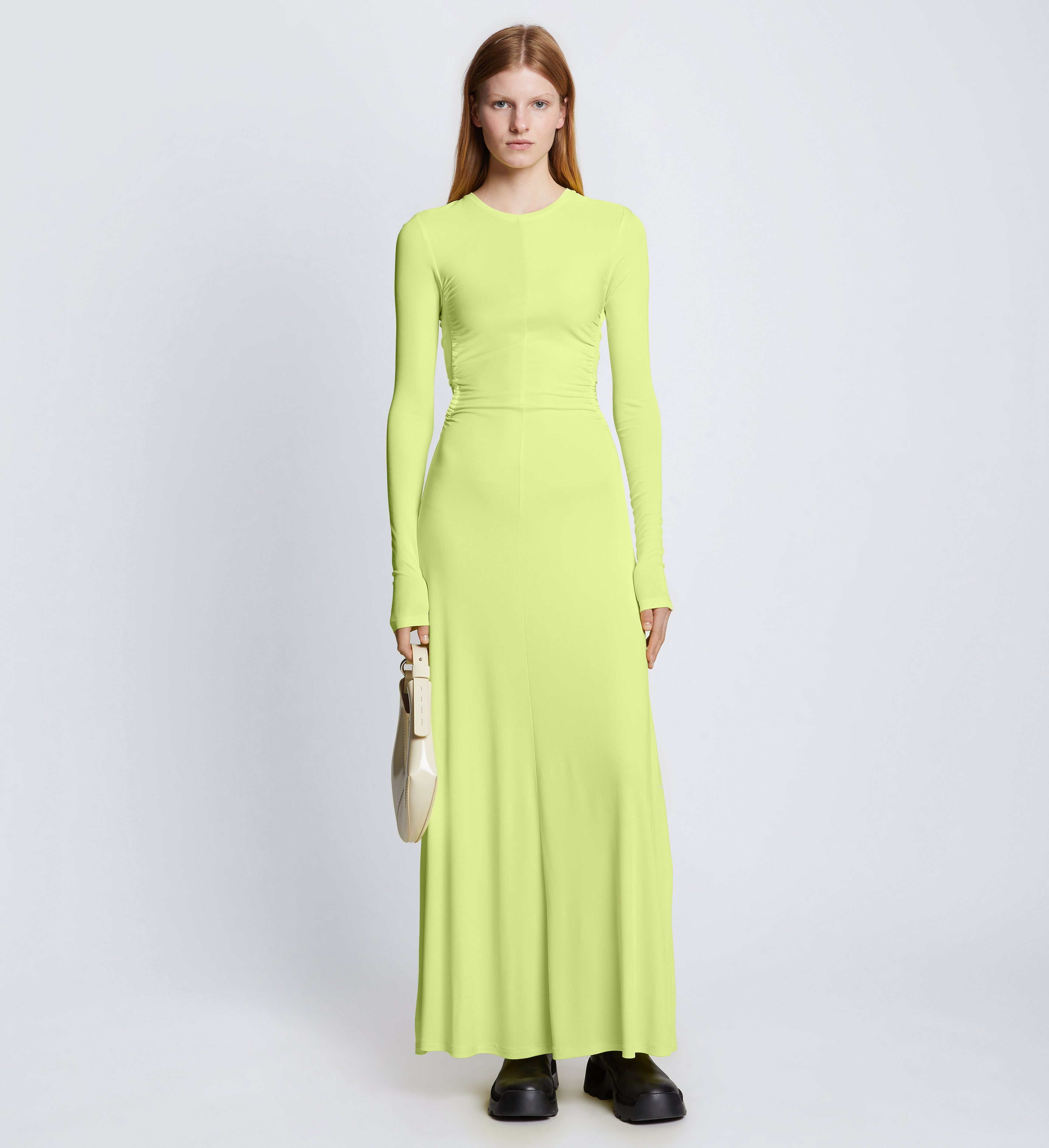 Long Sleeve Jersey Open Back Dress – Proenza Schouler