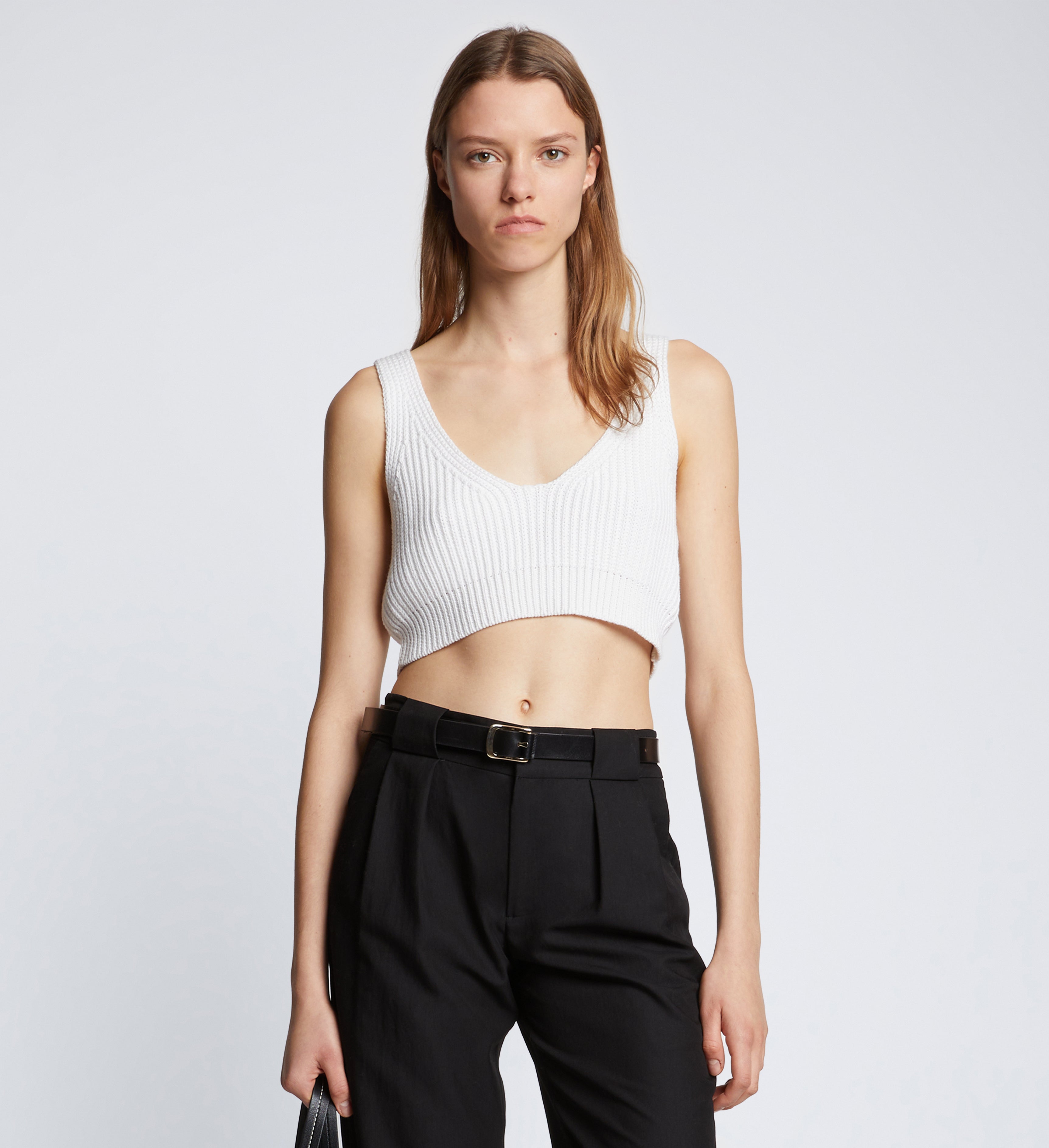 Cotton best sale cropped sweater