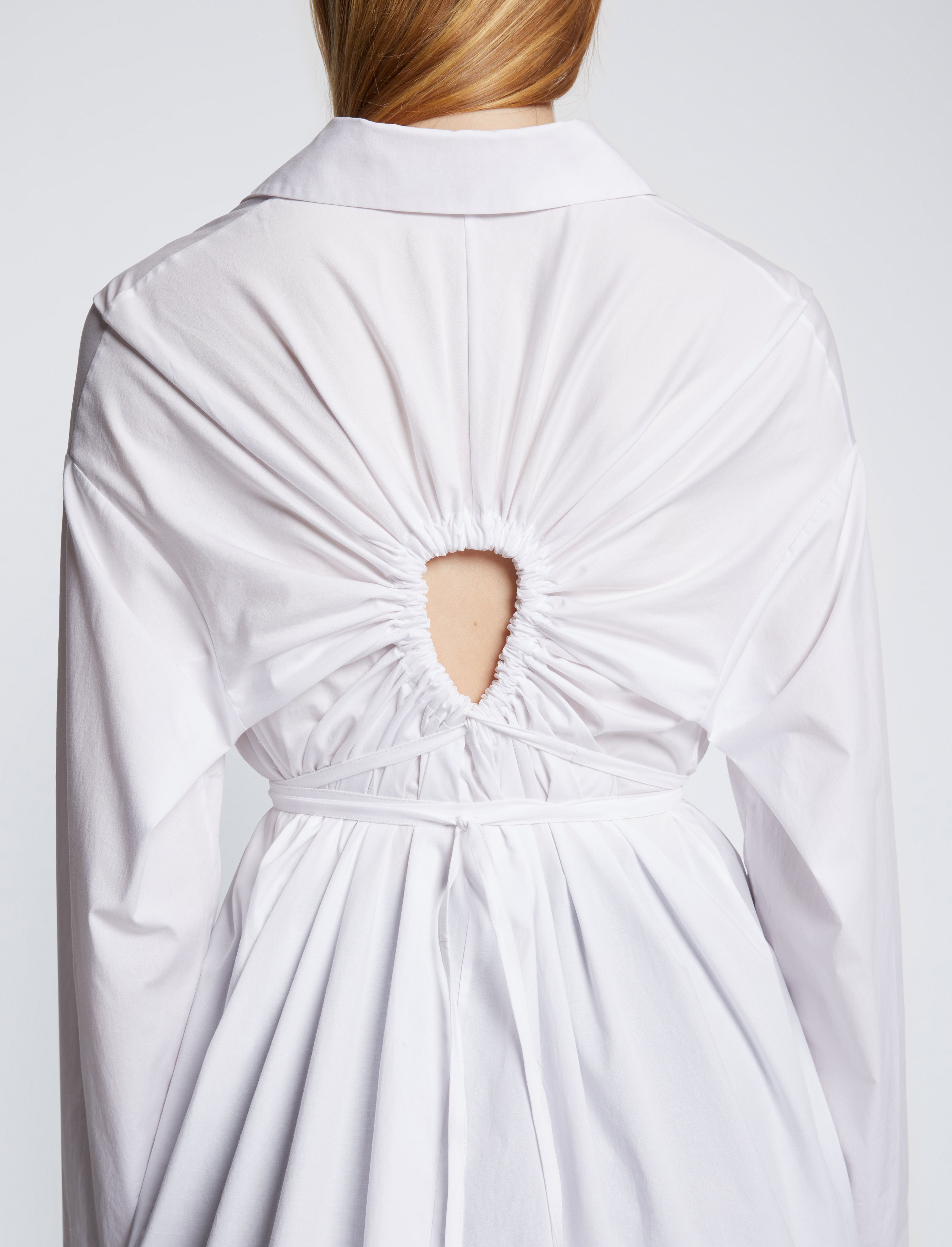 Soft Poplin Button Down Shirt Dress – Proenza Schouler