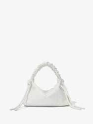 Front image of Mini Drawstring Bag in OPTIC WHITE