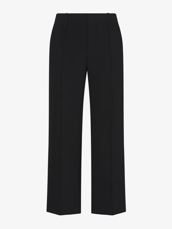 Still Life image of Bi-Stretch Crepe Cropped Pants in BLACK