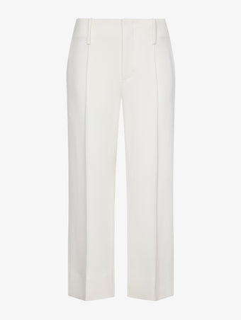 Still Life image of Bi-Stretch Crepe Cropped Pants in WHITE