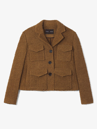 Still Life image of Bi-Stretch Tweed Jacket in FLAX