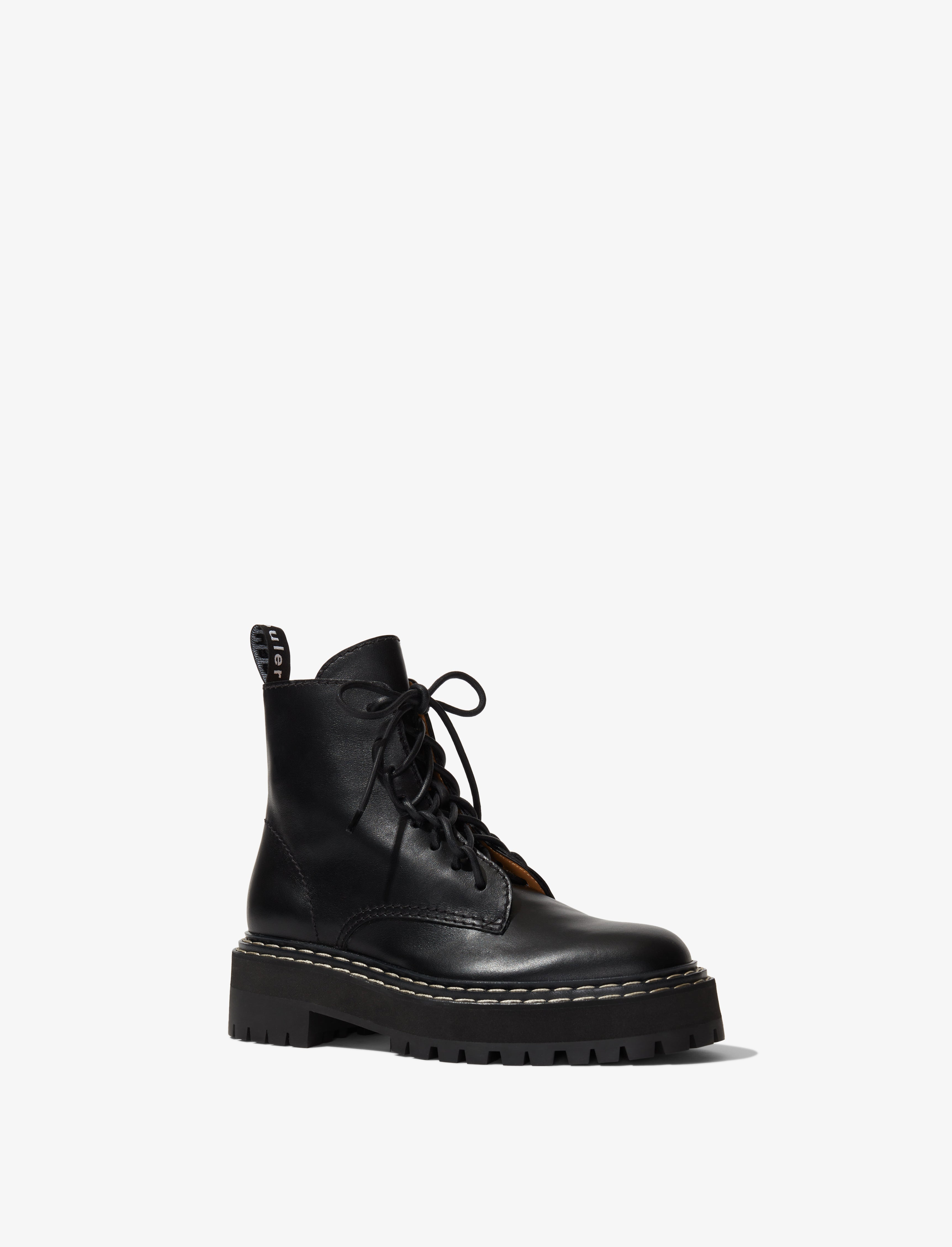 Lace up lug sole platform boots hotsell