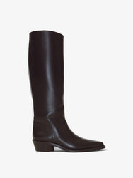 Proenza Schouler side image of BRONCO BOOTS in BLACK