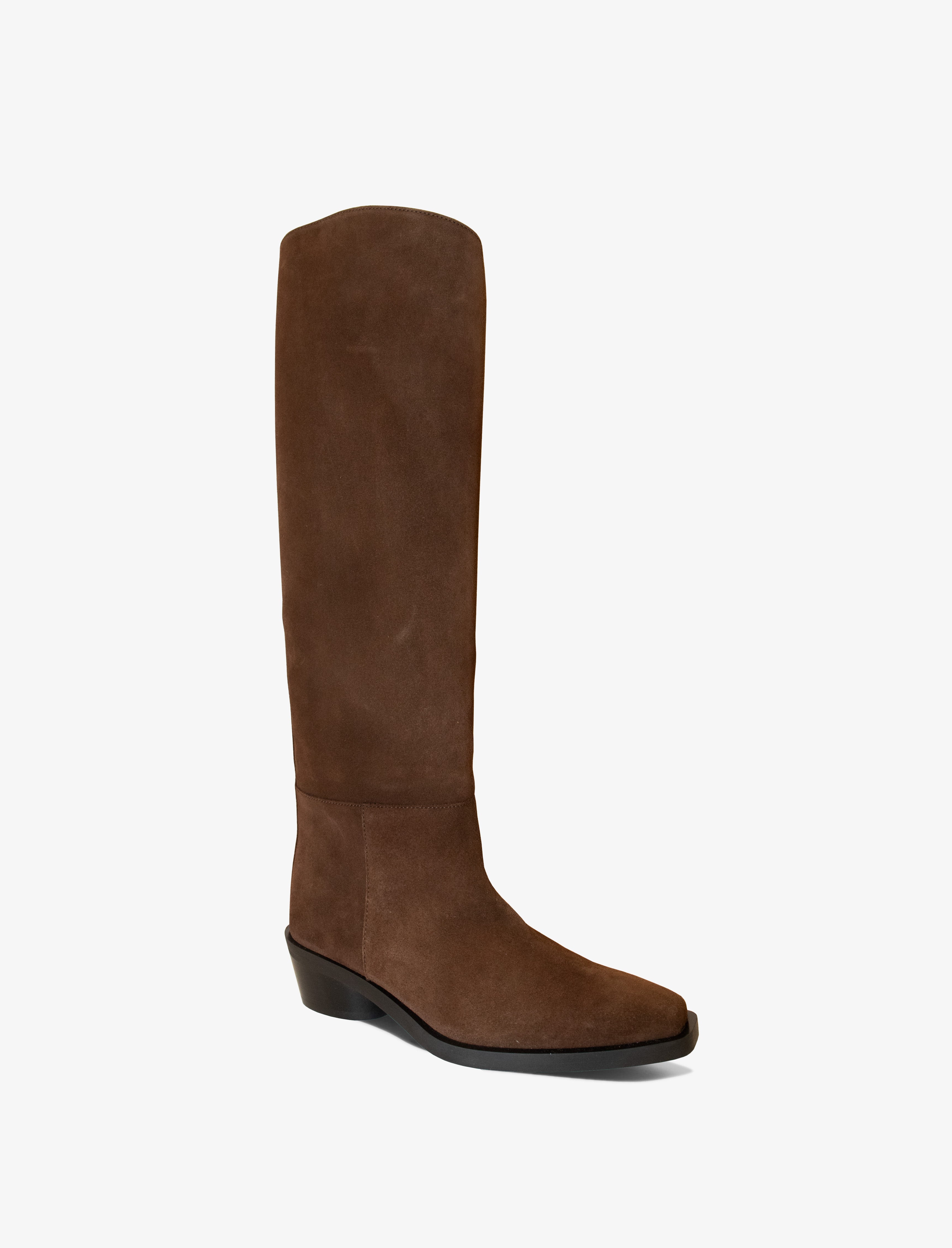 Bronco Boots in Suede Proenza Schouler