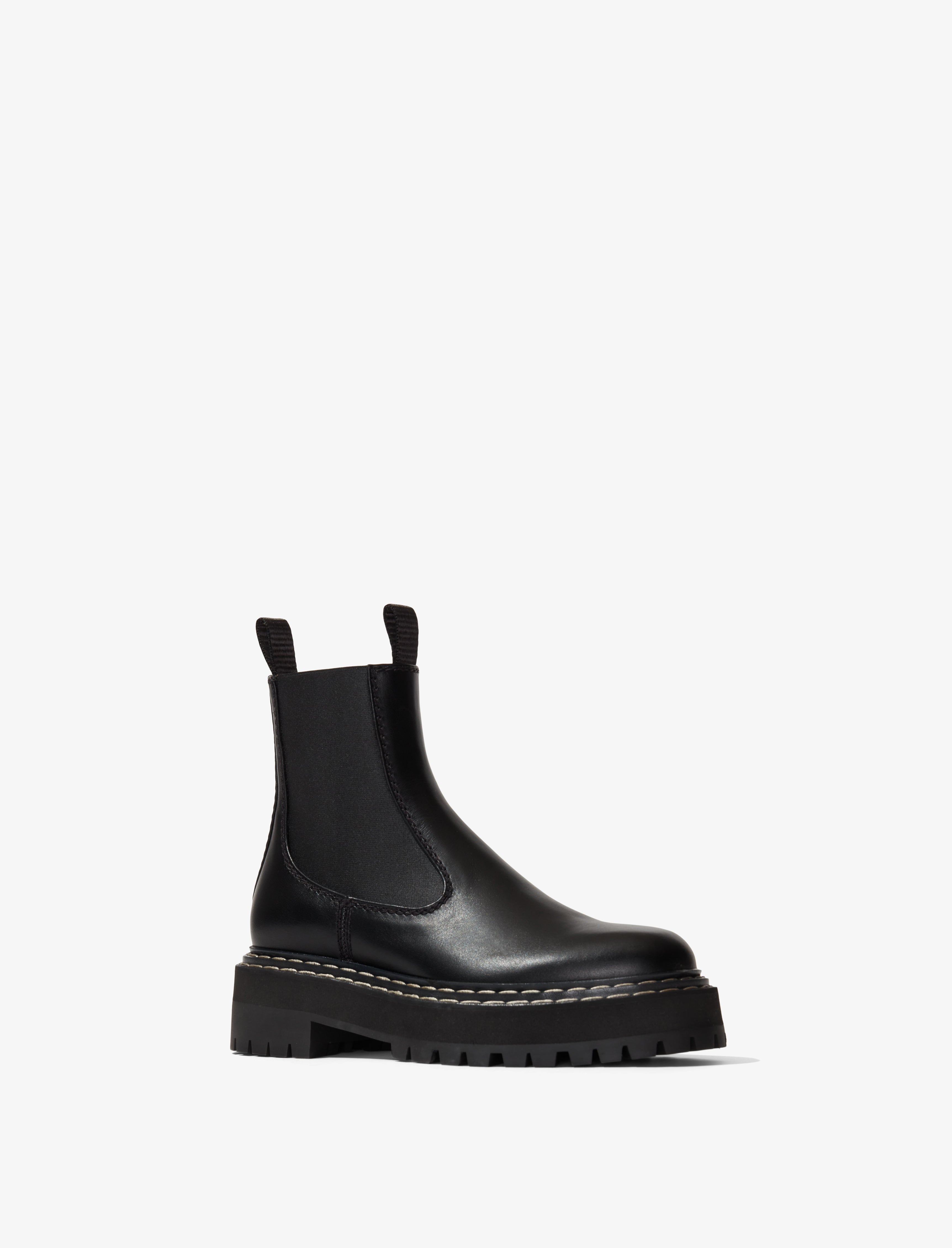 Leather platform chelsea sales boots