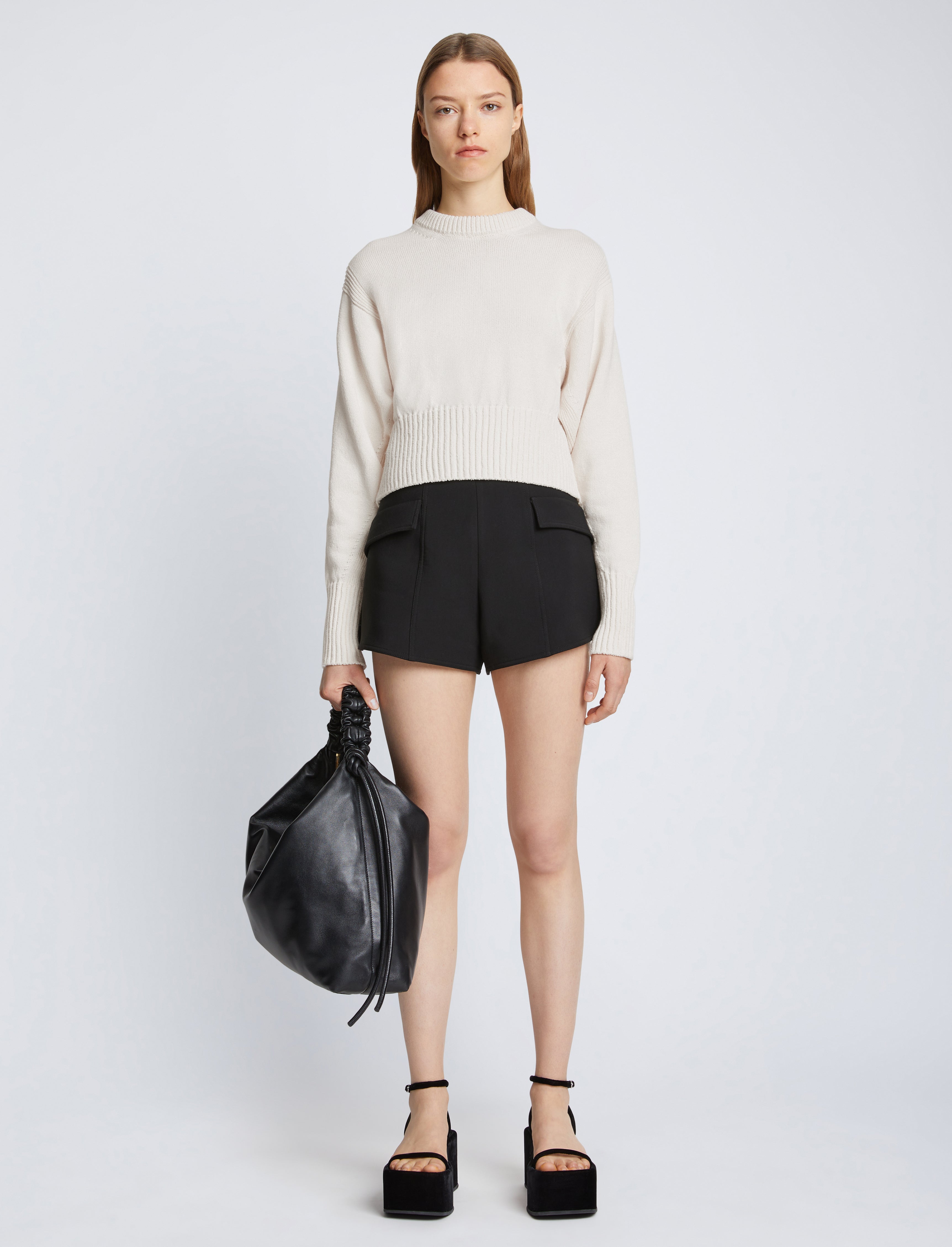 Textured on sale cotton sweater