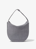 Back image of Baxter Suede Bag in STEEL