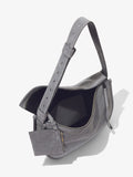 Aerial image of Baxter Suede Bag in STEEL