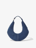 Back image of Chrystie Suede Bag in SLATE BLUE