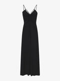 Still Life image of Matte Crepe Spaghetti Dress in BLACK