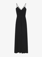 Still Life image of Matte Crepe Spaghetti Dress in BLACK