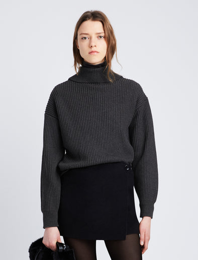 Proenza Schouler White Label Reversible Cotton Cashmere Sweater ...