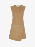 Still Life image of Melton Double Face Dress in CAMEL / OFF WHITE