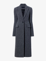 Still Life image of Wool Jersey Coat in GREY MELANGE