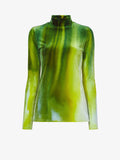 Still Life image of Ice Dyed Velvet Top in JADE