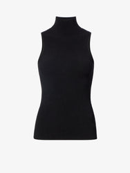 Still Life image of Matte Viscose Knit Top in BLACK