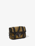 Side image of Mixed Material PS1 Mini Crossbody Bag in WALNUT