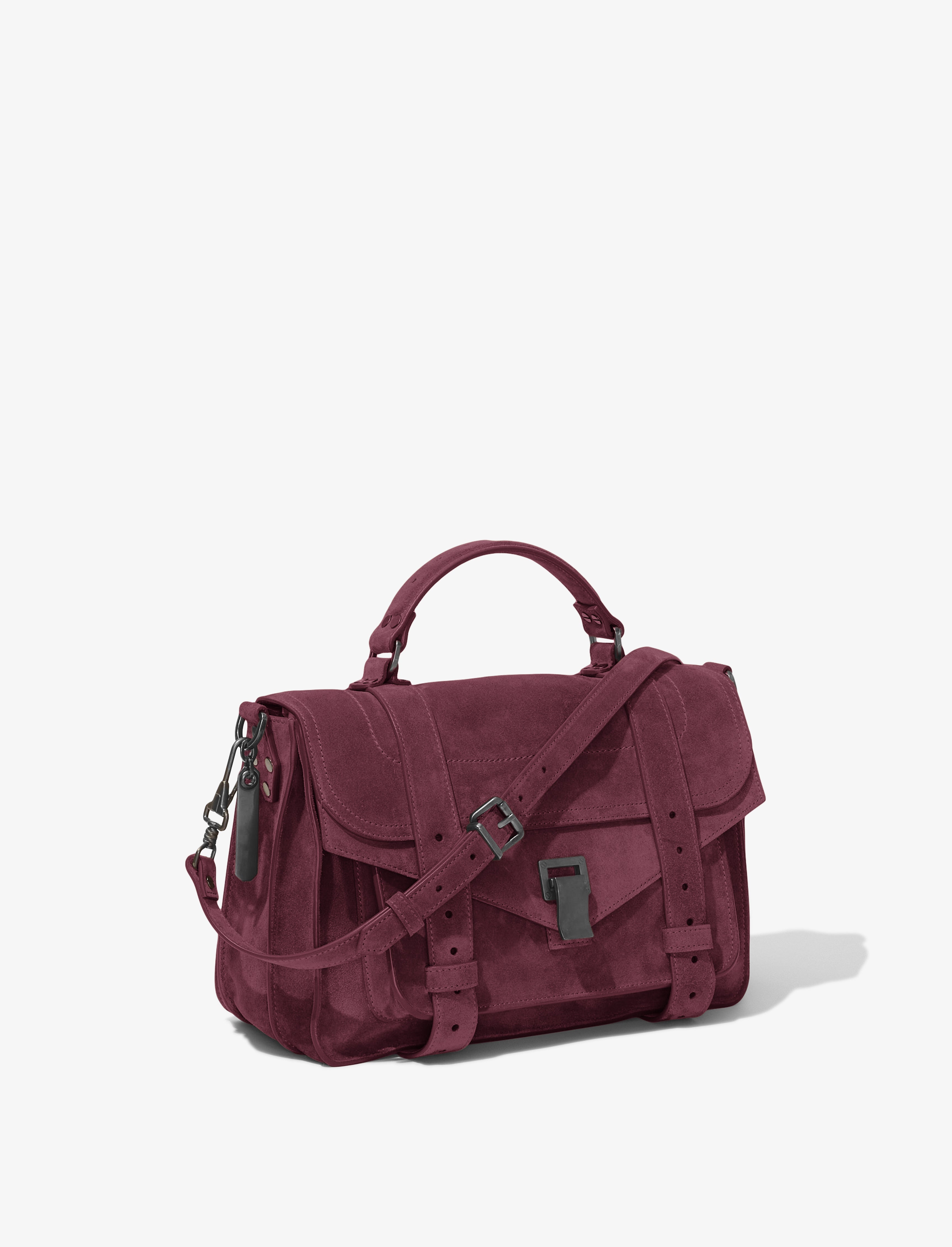 PS1 Medium Bag in Suede Proenza Schouler