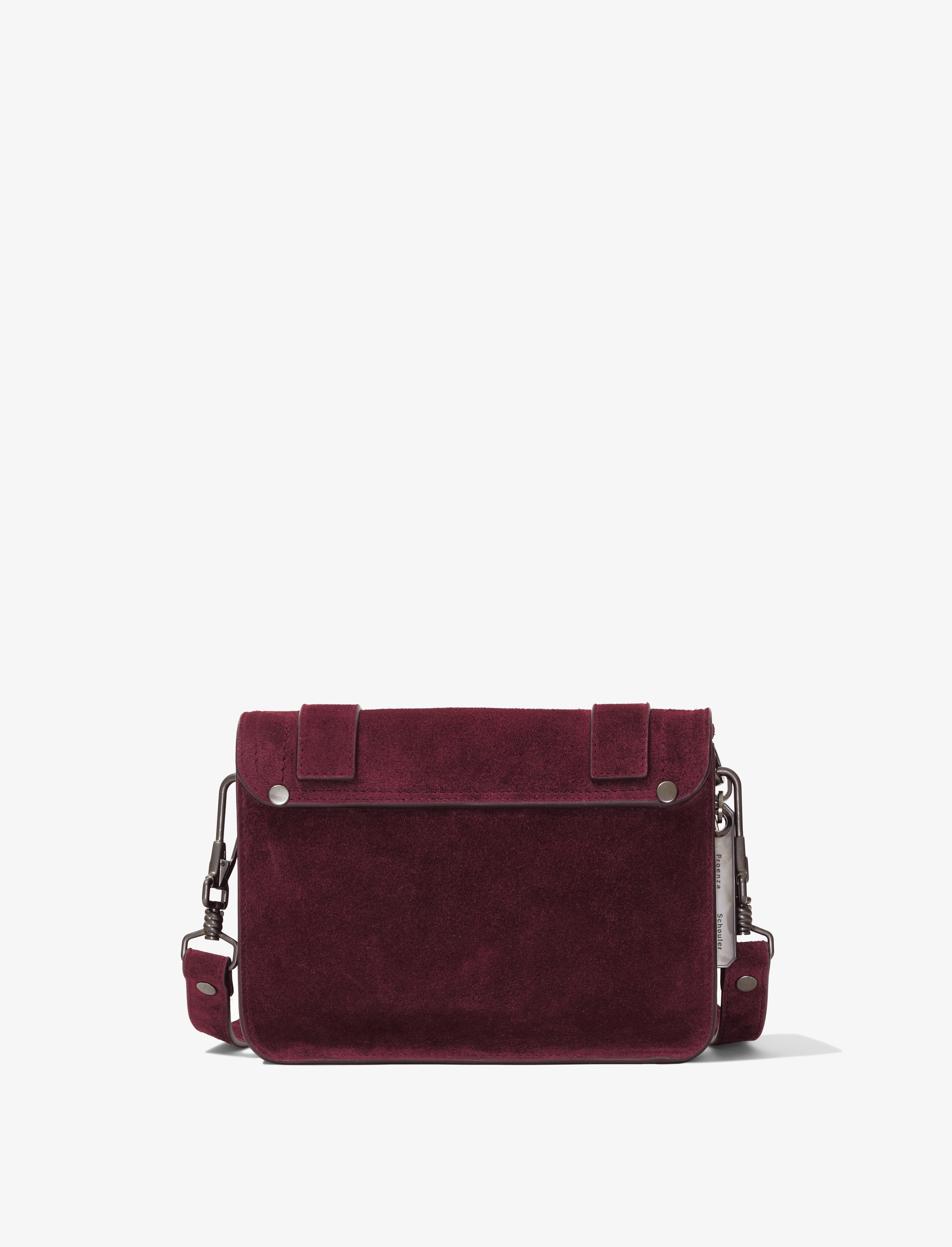 PS1 Mini Crossbody Bag in Suede Proenza Schouler