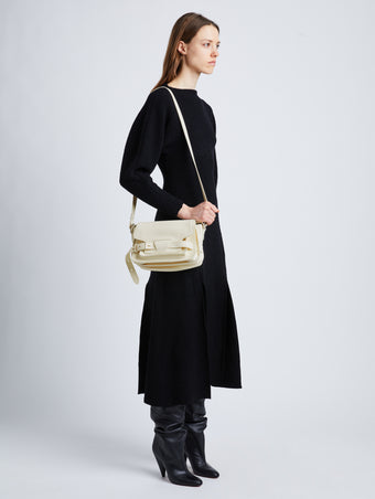 Olivia Mark - All Over Print Flap Square Bag - Women Shoulder Bags - Black