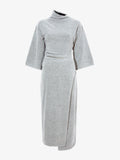 Still Life image of Viscose Wool Knit Dress in LIGHT GREY MELANGE