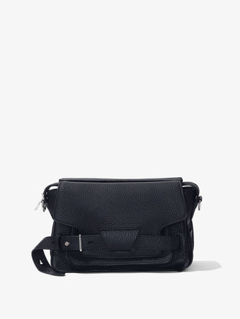 VR NYC Livvy Braided O-Ring Multi Zip Pocket Crossbody Bag - Black 1 ct