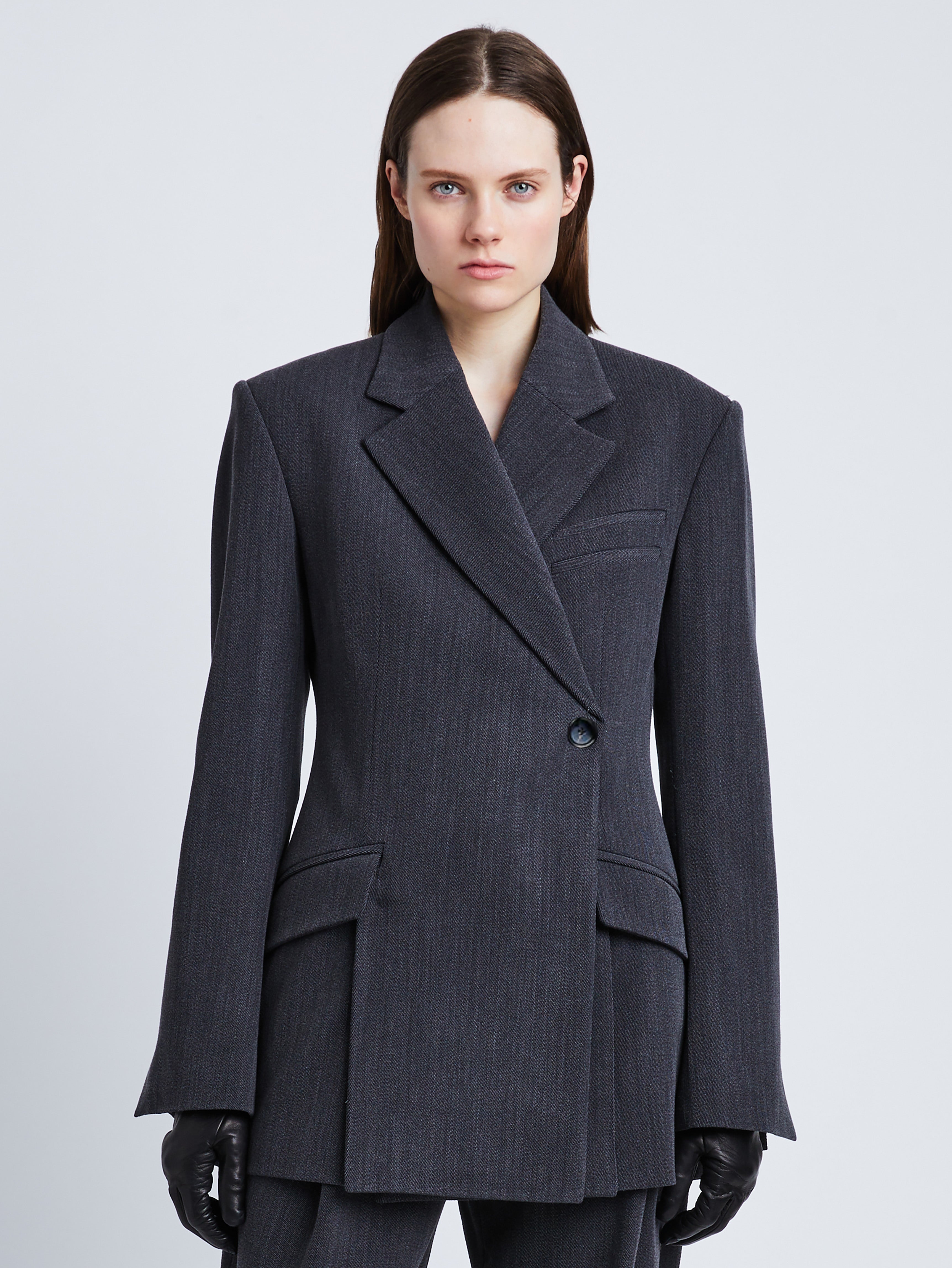 Melange Wool Jacket – Proenza Schouler