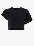 Still Life image of Wool Jersey T-Shirt in BLACK