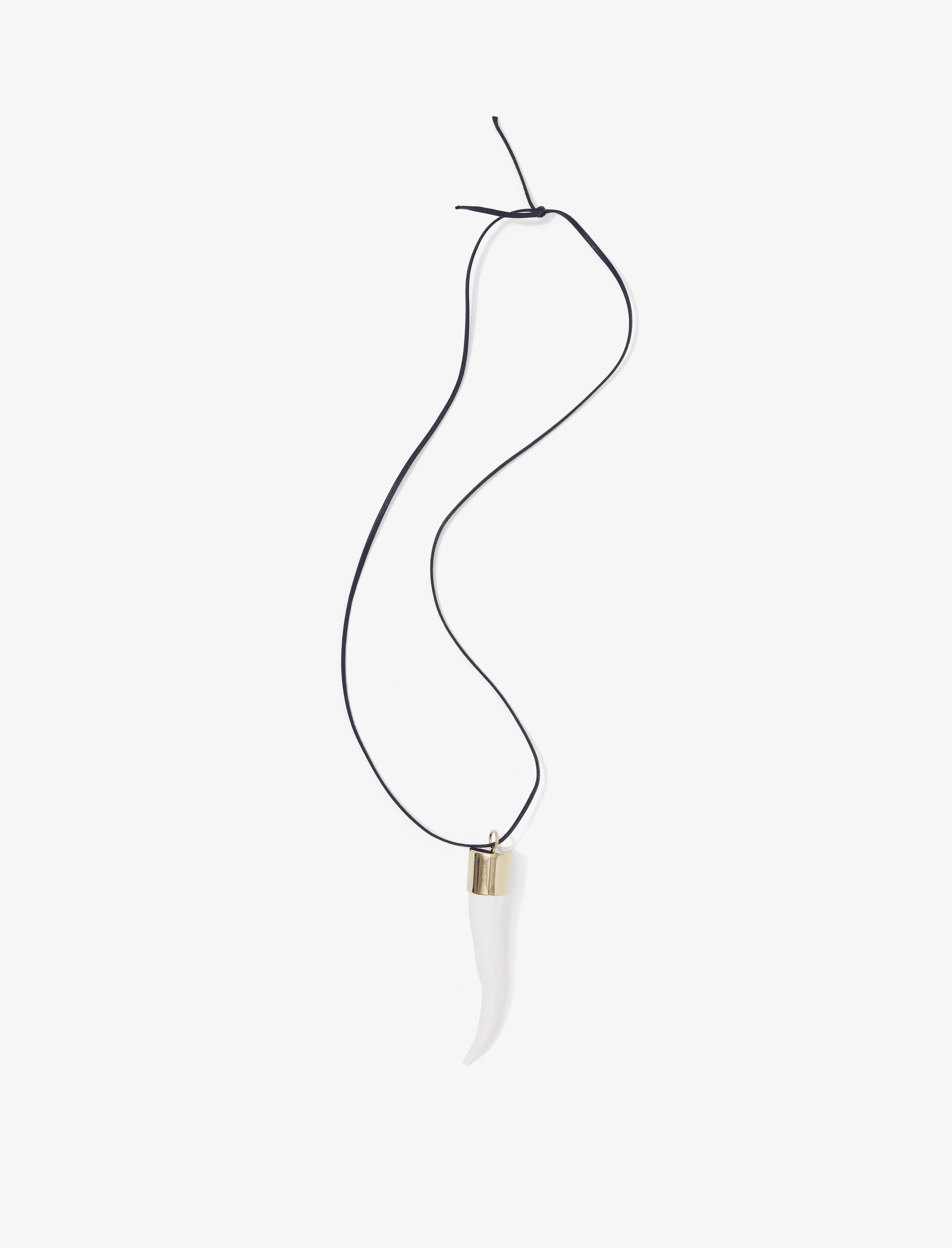 Horn Pendant Necklace Proenza Schouler