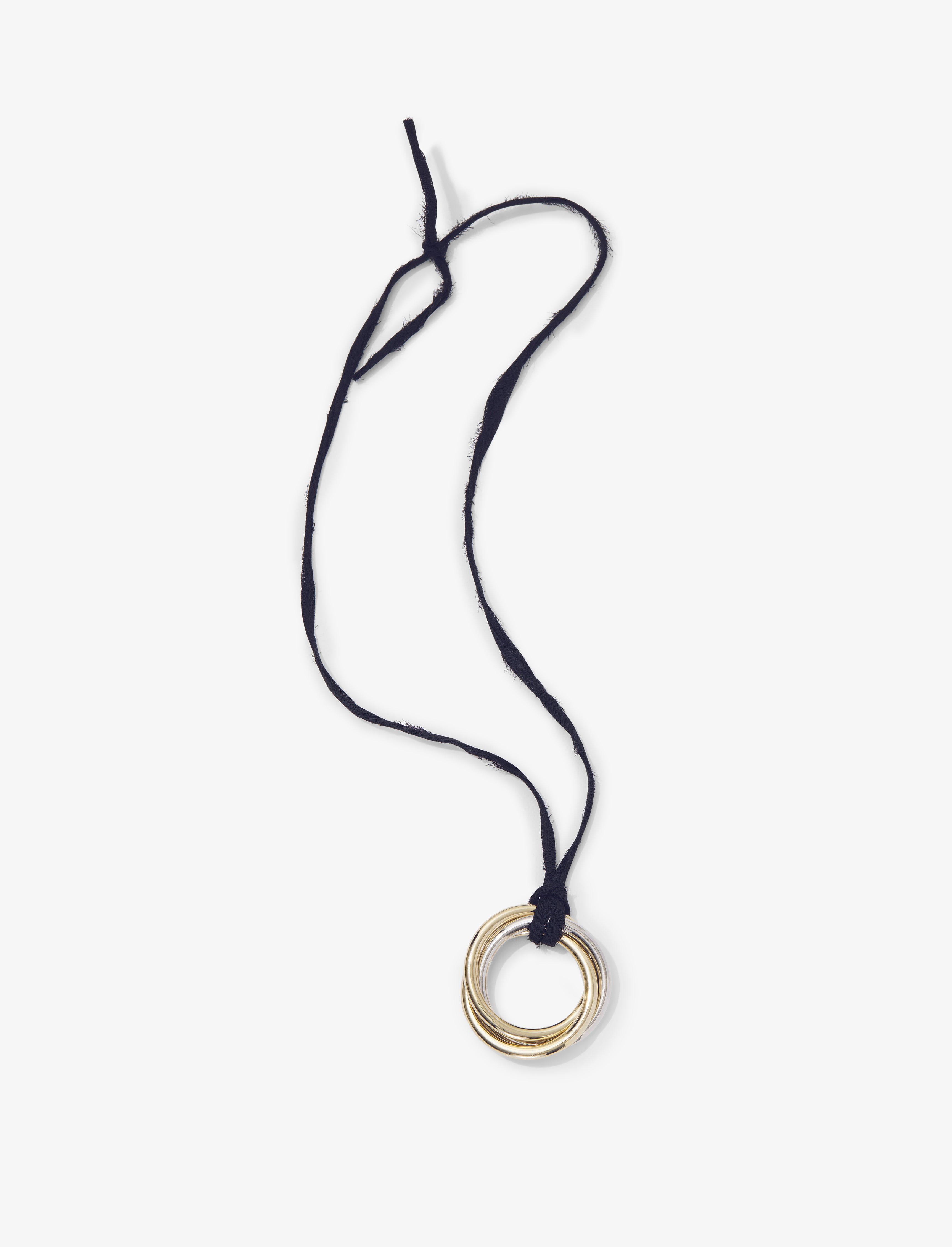 3 Ring Pendant Necklace Proenza Schouler