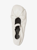 Aerial image of GLOVE MARY JANE FLATS in CREAM