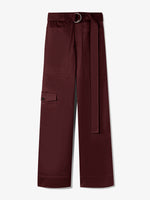 Still Life image of Cotton Twill Cargo Pants in PLUM