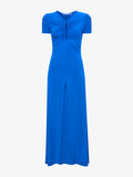 Still Life image of Slinky Jersey Keyhole Dress in BRIGHT BLUE