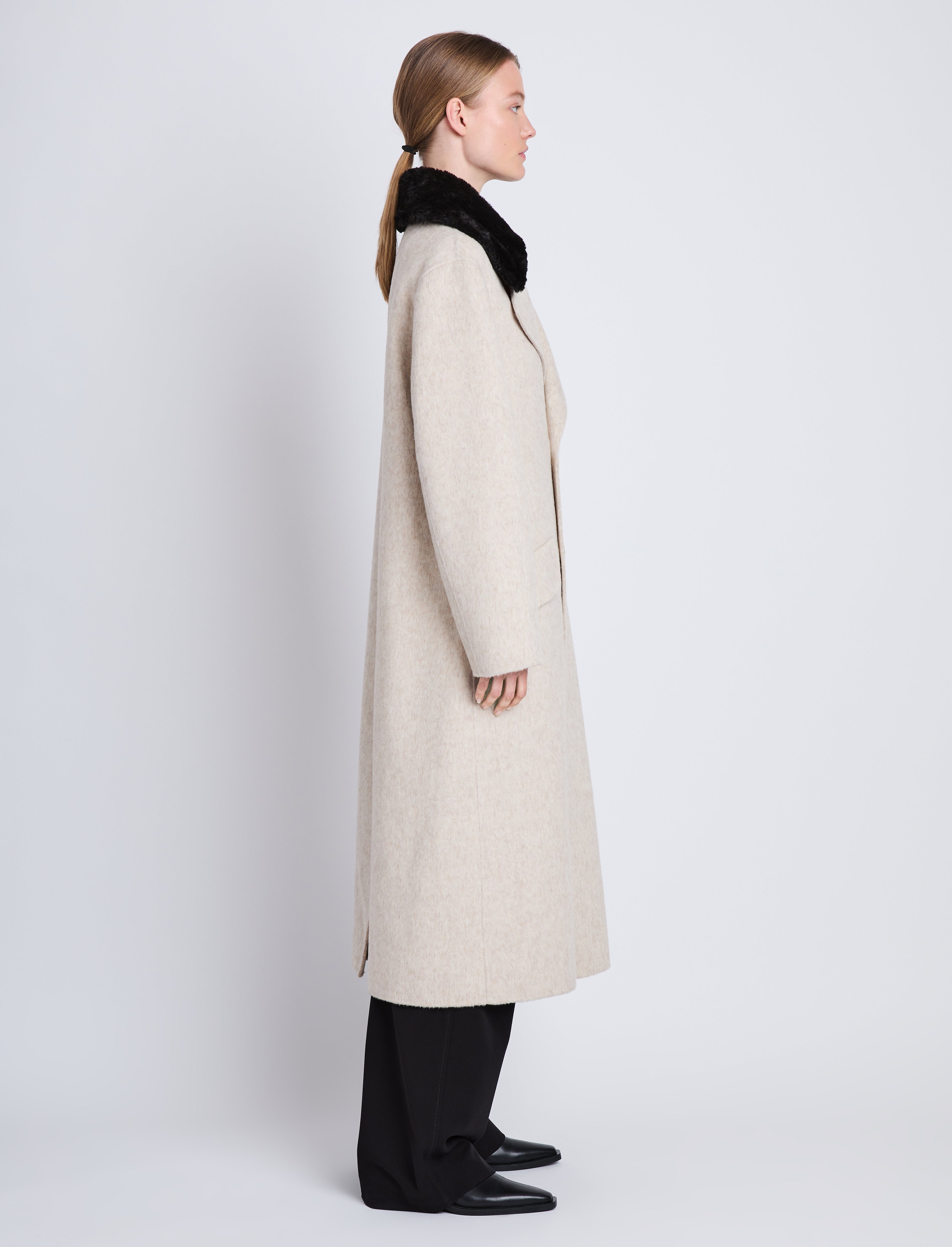 Emma Coat in Double Face Wool Proenza Schouler