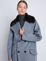 Emma Coat in Double Face Schouler Wool Proenza –