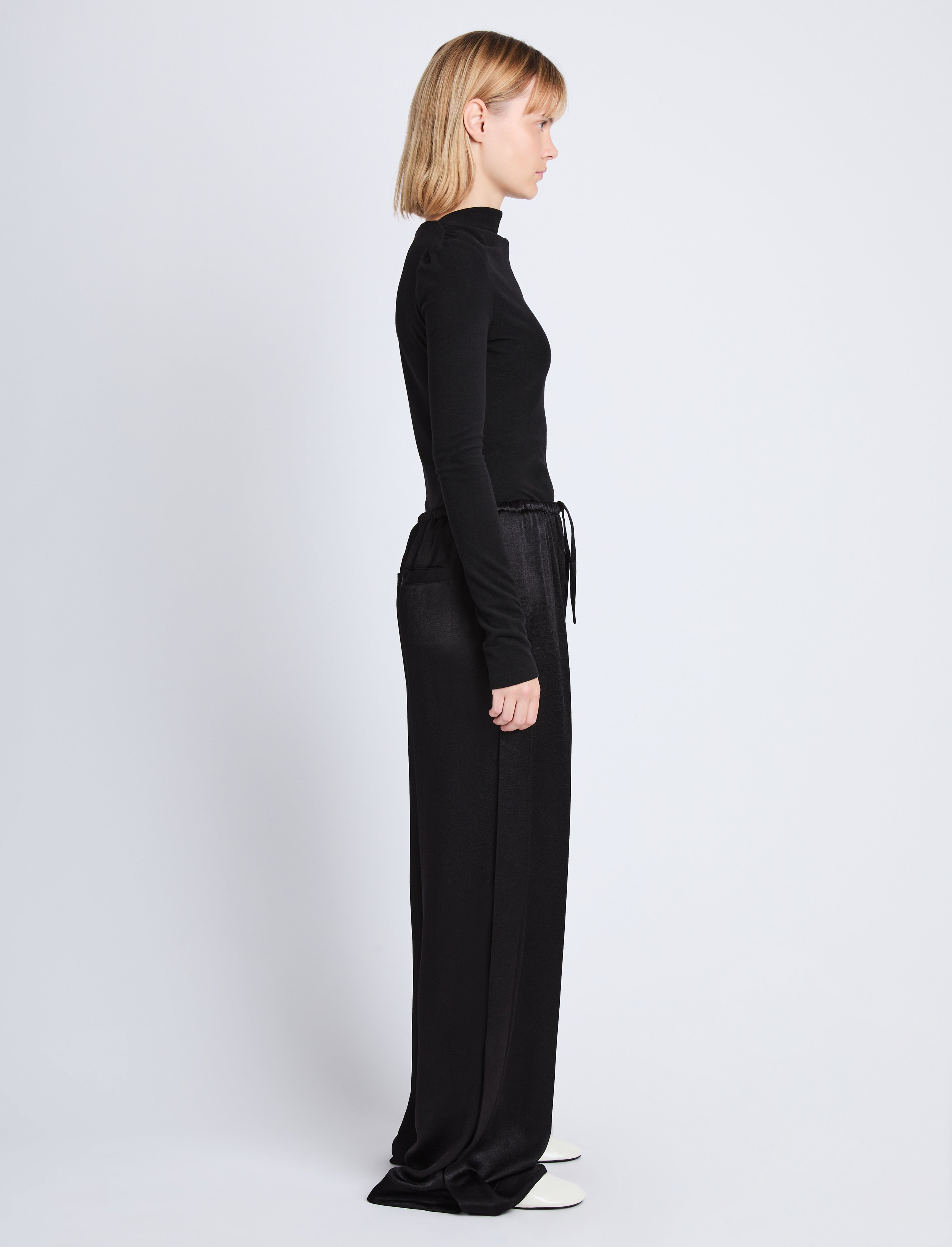 Hazel Pant in Viscose Dobby Proenza Schouler