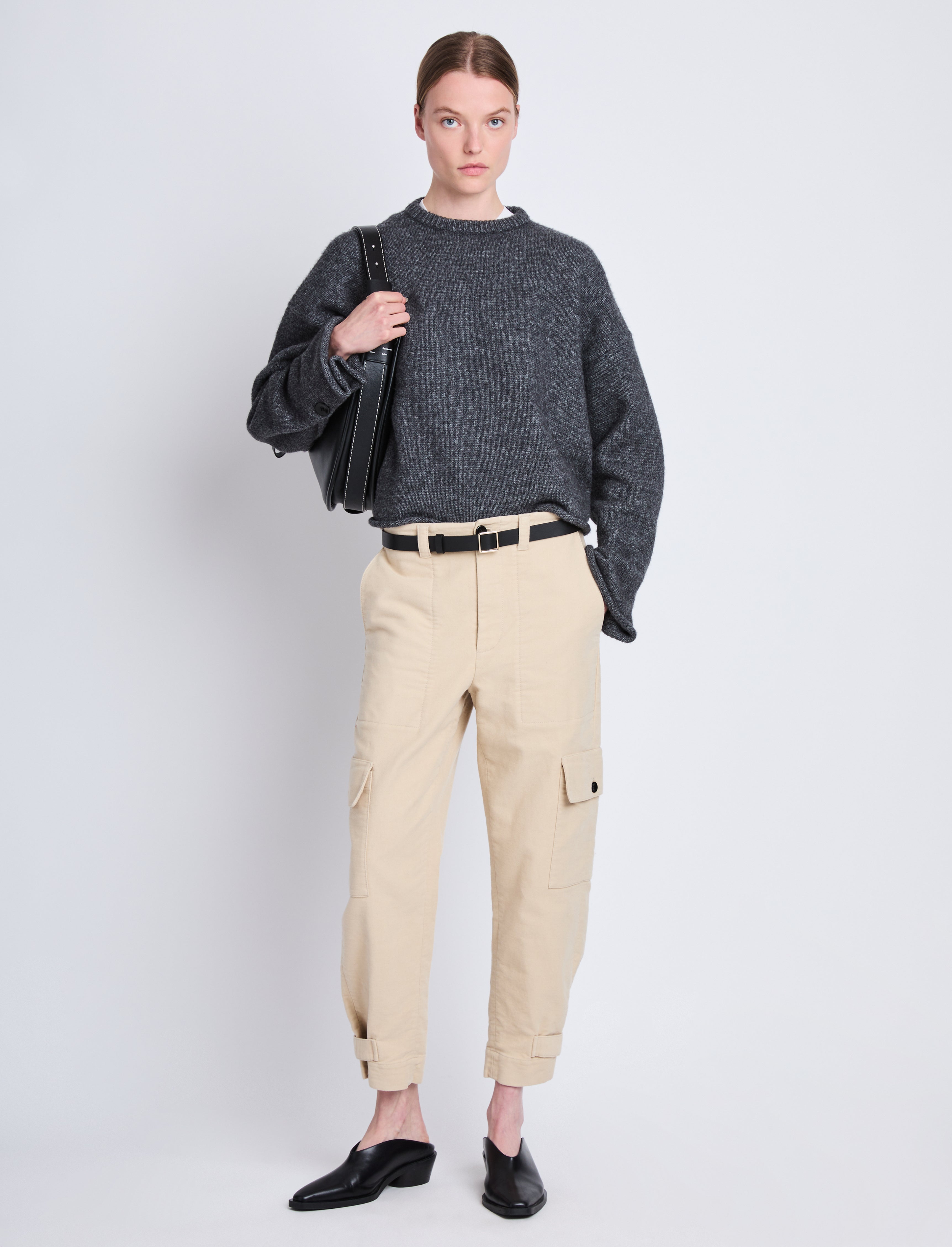 Tara Knit Sweater in Wool Blend – Proenza Schouler
